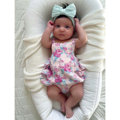 Muslin Ruffle Sunsuit, Garden Secrets