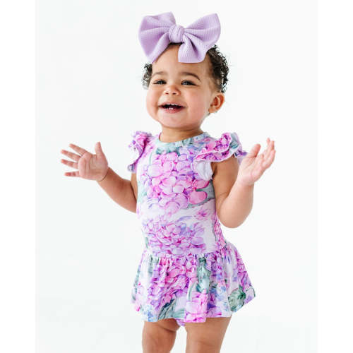 You Had Me At Hydrangea Ruffle Dress