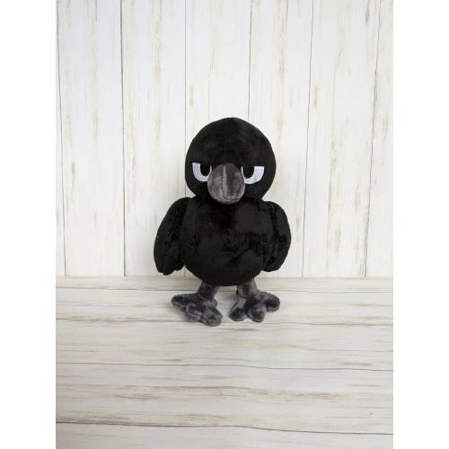 Raven Plush - Black Bird Plush - Crow Stuffie