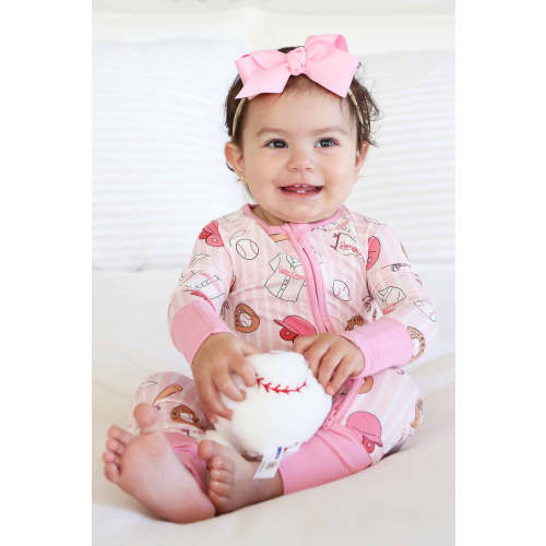 Ballpark Babes Convertible Zip Romper | Caden Lane