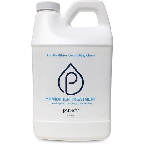 Ultrasonic & Evaporative Humidifier - 68 oz Hypoallergenic, Unscented, No Residue, Baby Safe, Auto Cleaning