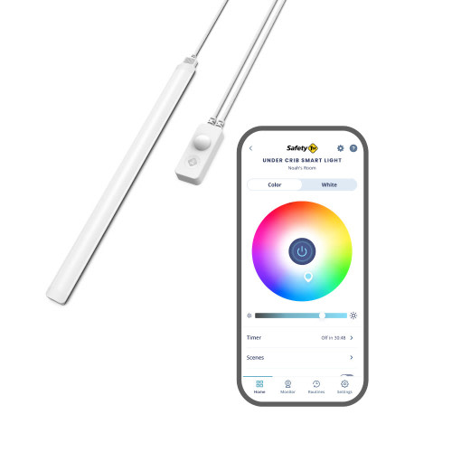 Safety 1ˢᵗ Under Crib Smart Light, White, Toddler
