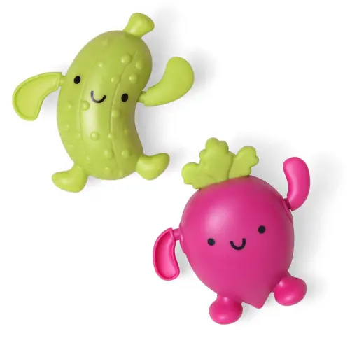 Silly Swimmers™ Bath Set - Parker the Pickle & Blake the Beet
