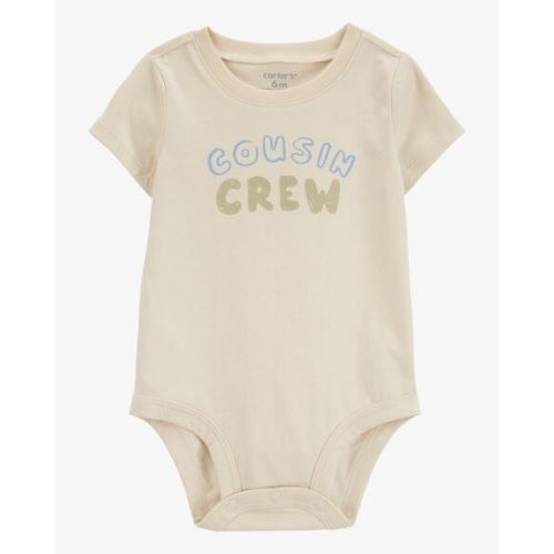 Baby Cousin Crew Short-Sleeve Bodysuit - Ivory - Carter's | Carter's