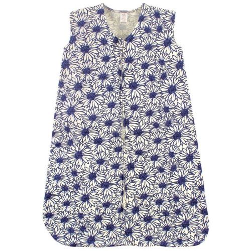 Touched by Nature Baby Girls Organic Cotton Sleeveless Wearable Sleeping Bag, Sack, Blanket, Daisy, 12-18 Months