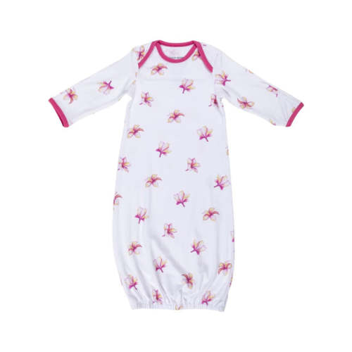 Plumeria Bamboo Layette Gown