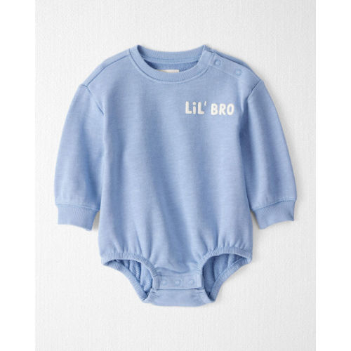 Baby Boy Organic Cotton Lil' Bro Bubble - Little Planet | Carter's