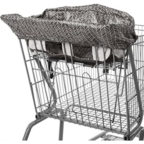 Skip Hop Shopping Cart Cover, Take Cover, Grey Feather