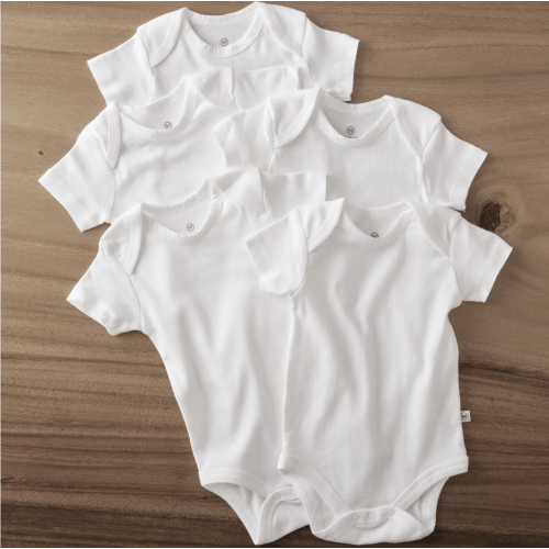 5-Pack Organic Cotton Short Sleeve Bodysuits | Honest Baby Clothing