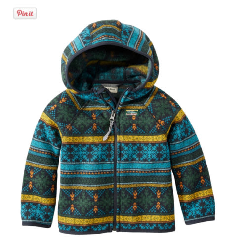 Infants' and Toddlers' L.L.Bean Sweater Fleece, Full-Zip Print | Toddler & Baby at L.L.Bean