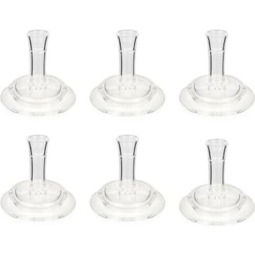 Sippy Straw Cup Nipples for Dr. Brown's Narrow Baby Bottle & Glass Bottles and Narrow Sippy Spout Bottles,Soft Silicone Transitional Nipple,Variable Flow, 6m+, 6 Count
