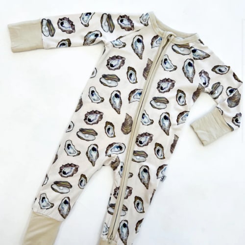 Oyster Long Sleeve Zip PJ