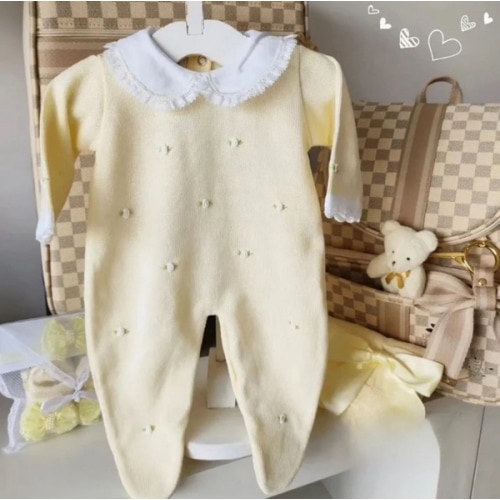 Florence Embroidery Yellow Romper