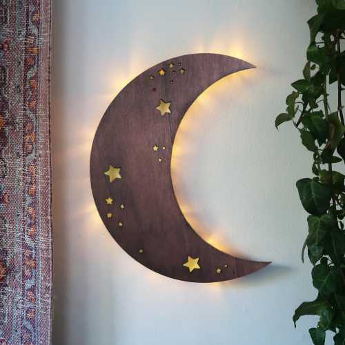 Coppermoon Crescent Moon wall lamp
