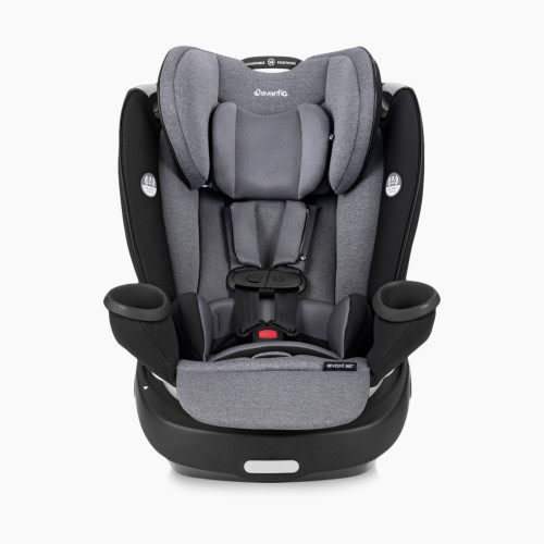 Evenflo Revolve360 Extend All-in-One Rotational Car Seat with Quick Clean Cover - Revere Gray