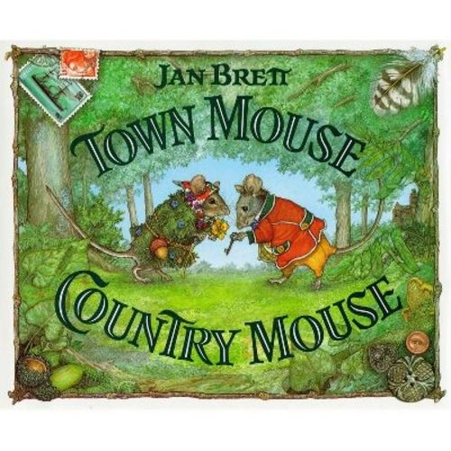 Town Mouse Country Mouse - By Jan Brett (hardcover)