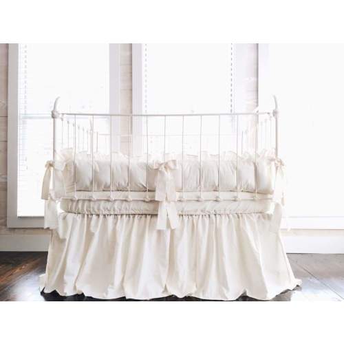 Ivory Farmhouse Crib Bedding Set and Crib Sheets