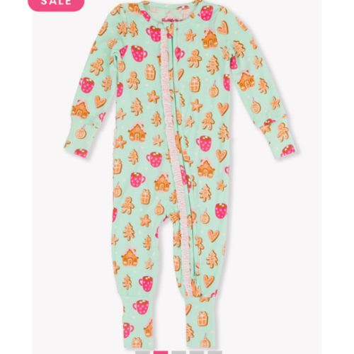 Convertible Ruffle One Piece Pajama, Bamboo Viscose