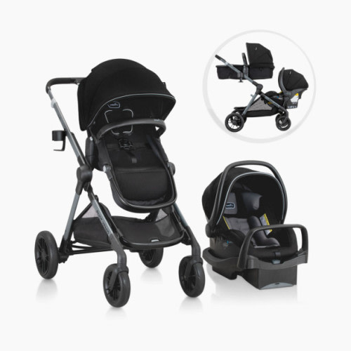 Evenflo Pivot Xpand Travel System with Litemax - Ayrshire Black