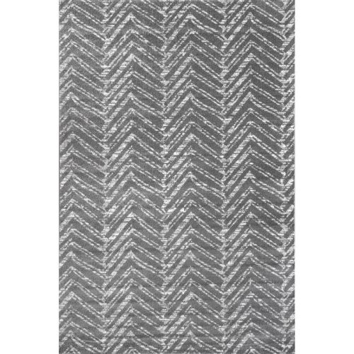 Nuloom Rosanne Geometric 8x10 Indoor Area Rug For Living Room Bedroom Dining Room Kitchen, Dark Grey/ivory