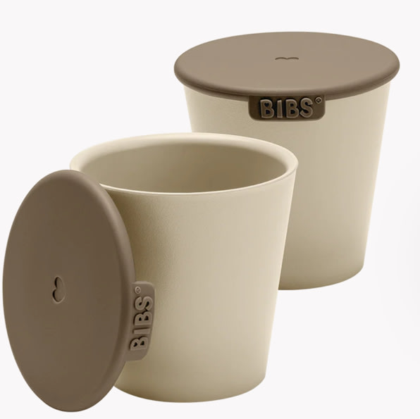 BIBS Cup Set - Vanilla: Safe & Versatile Design – Bibsworld store US