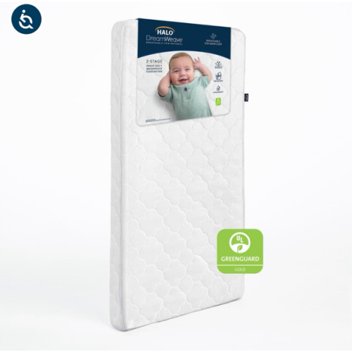 HALO DreamWeave Breathable Crib Mattress