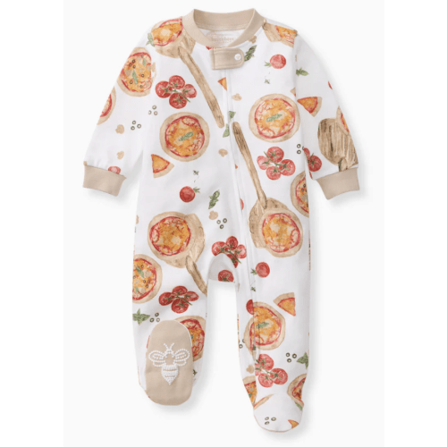 Brick Oven Pizza Organic Cotton Sleep & Play – Burt's Bees Baby (Size: 0-3 months)