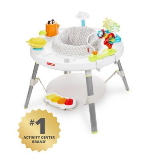 Skip Hop Baby Interactive Play Activity Center, 4mo+ - Explore & More: Adjustable Height, Converts to Play Table, Developmental Toys