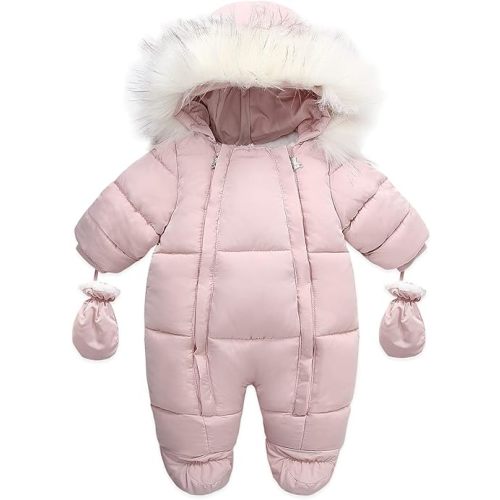 Baby Girl Winter Snowsuit Toddler Jacket Clothes For Boy Infant Jumpsuit Hoodied