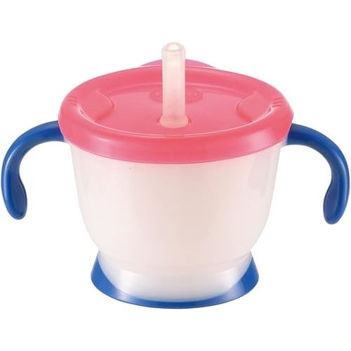 Richell Aqulea straw mug Navy Blue 190ml
