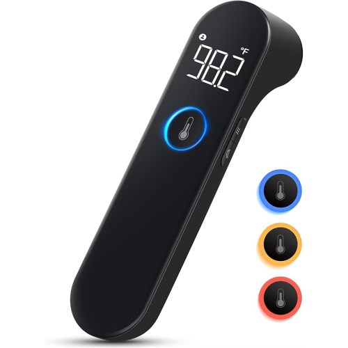 No-Touch Forehead Thermometer for Adults and Kids, Fast Accurate Baby Thermometer with Fever Alarm & Mute Mode, FSA HSA Eligible - Take Quick Temperature Easily