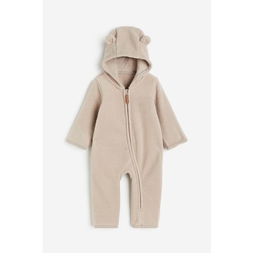 Hooded Fleece Jumpsuit