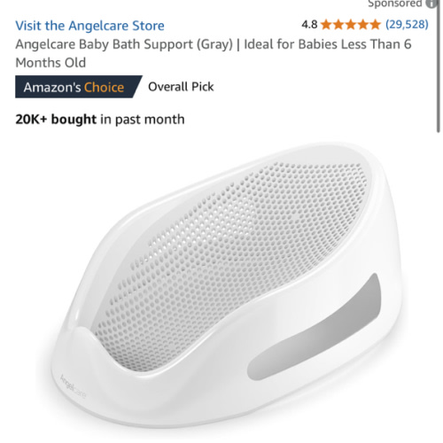 Amazon.com : angel care baby bathtub