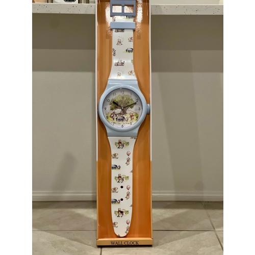 Winnie the Pooh Giant Wall Clock – Vintage Style Wristwatch Design, New in Box | Mercari