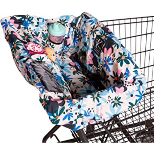 Disney Baby by J.L. Childress Shopping Cart & High Chair Cover for Baby to Toddler, Minnie Floral