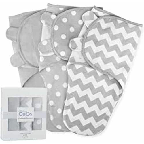 Little Brown Cubs Adorable Duo Cubs: Waffle Knit Baby Girl and Boy Clothes Set Dark Grey / 18-24M