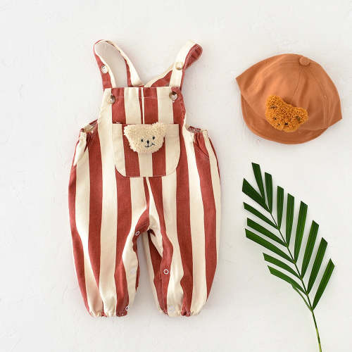 Teddy Bear Stripe Jumpsuit Romper – August + Willow