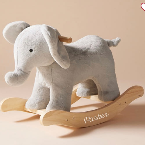 Elephant Critter Nursery Rocker | Pottery Barn Kids