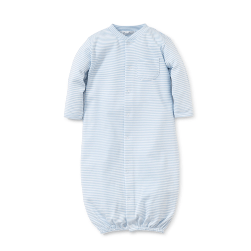 Simple Stripes Blue Convertible Gown