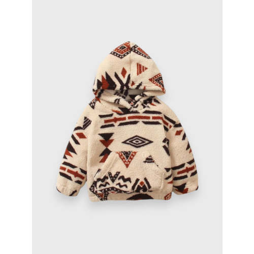 Baby Fleece Navajo Print Hoodie