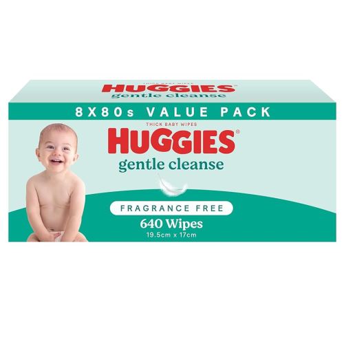 HUGGIES Baby Wipes Fragrance Free 640 Pack (8 x 80 Pack) - Packaging May Vary : Amazon.com.au: Baby