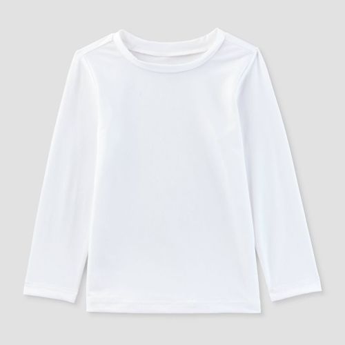 Toddler Long Sleeve Rash Guard Top - Cat & Jack™ White