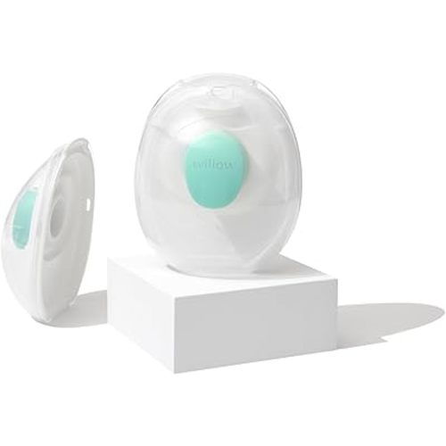 Willow Go Pump Reusable Breast Milk Containers, 2 Ct, Holds 7 oz. Per Container, Breastfeeding Essential for The Willow Go Wearable Breast Pump, Hands-Free Pumping