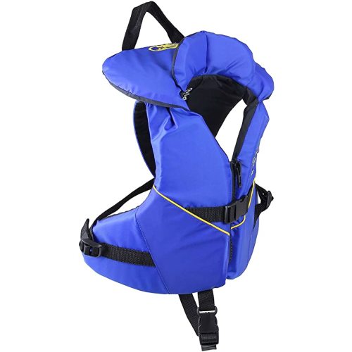 Stohlquist Infant PFD Life Jacket - 8-30 lbs - Coast Guard Approved Life Vest for Toddlers, Support Collar, Grab Handle, Fully Adjustable with Quick Release Buckle - 8 - 30 lbs - Blue/Black
