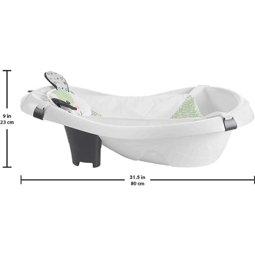 Fisher-Price Baby to Toddler Bath 4-in-1 Sling ‘n Seat Tub with Removable Infant Support and 2 Toys, Puppy Perfection