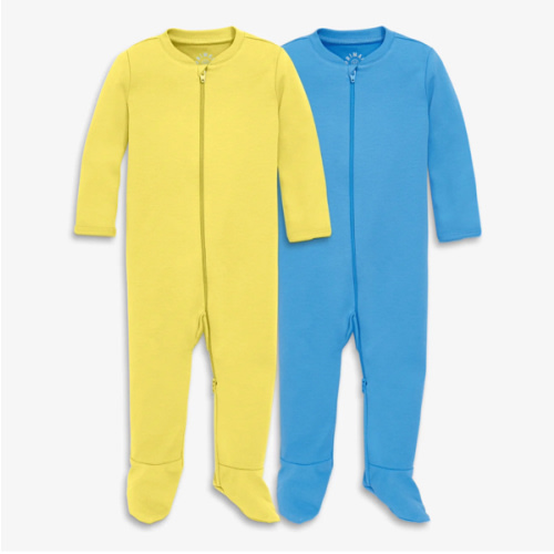 The Baby Organic Zip Footie 2-pack | Primary.com