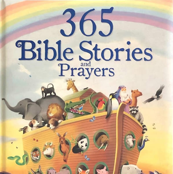 365 Bible Stories and Prayers Padded Treasury - Gift for Easter, Christmas, Communions, Baptism, Birthdays (Little Sunbeams)