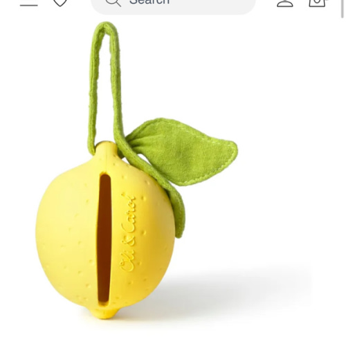 Lou le citron pacifier holder