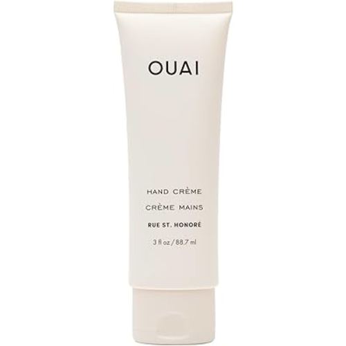 OUAI Hand Cream - Thick, Creamy Balm with Coconut Oil, Murumuru Butter and Shea Butter - Hydrating Moisturizer for Soft Hands - Use Daily to Deeply Nourish Skin (3 Oz)