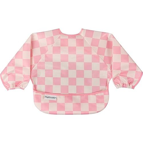 Tiny Twinkle Mess Proof Baby Bib, Long Sleeve Bib Outfit, Waterproof Bibs for Toddlers, Machine Washable, Tug Proof